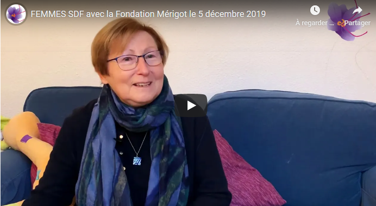 Femmes SDF – Grenoble aidée par la Fondation Mérigot
