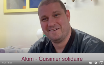 Akim, le cuisinier solidaire.