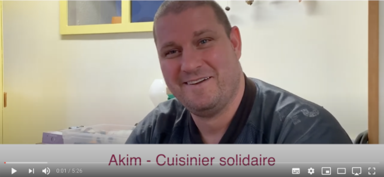 Akim, le cuisinier solidaire.